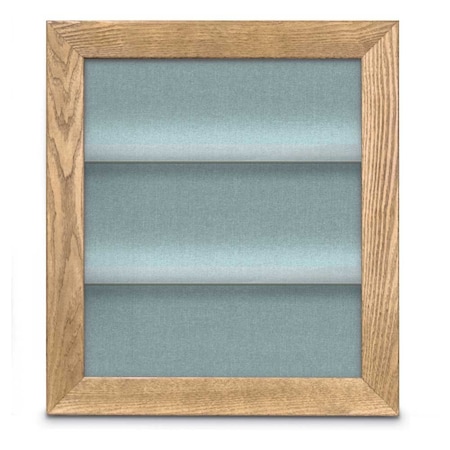 United Visual Products Outdoor Enclosed Combo Board, 42"x32", Black Frame/Grey & Black UVCB4232ODB-GREY-BLACK